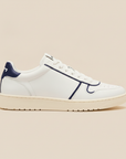 Sneakers Uomo Basse con Dettagli a Contrasto – Design Moderno - Navy e Bianco