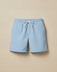 Costume Uomo Boxer ad Asciugatura Rapida – Tinta Unita Essenziale - Azzurro