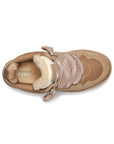 UGG Lowmel Sand sneakers donna in pelle scamosciata beige sand, vista posteriore
