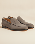 Mocassini Uomo in Pelle Scamosciata – Casual Chic Estivi - Grigio