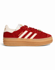 Adidas Gazelle Bold Red Year of the Horse sneakers basse platform donna in rosso - vista laterale