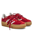 Adidas Gazelle Bold Red Year of the Horse sneakers basse platform donna in rosso - vista frontale