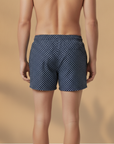 Costume Uomo a Micro-Fantasia – Elegante ed Estivo Quick-Dry - vista posteriore