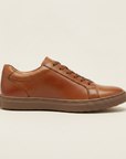 Sneakers Uomo Casual in Pelle Marrone – Eleganza Calda e Versatile - vista laterale