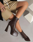 Stivaletti Donna Natalia – dettaglio del materiale