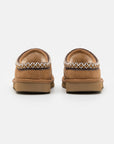 UGG Tasman II Chestnut ciabatte chiuse uomo e donna in pelle scamosciata e montone marrone chestnut, dettaglio suola