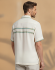 Camicia Bowling Uomo Manica Corta – Stile Rétro Anni '50 - vista posteriore