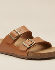 Sandali Uomo a Doppia Fascia – Eleganti in Pelle Estivi - dettaglio