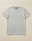 T-shirt Uomo in Cotone Pima Premium – Morbidezza Setosa di Lusso - Grigio Perla