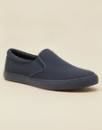 Scarpe Uomo Slip-On in Tela – Mocassino Casual Estivo Senza Lacci - vista 3-4