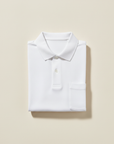 Polo Uomo con Taschino – Dettaglio Pratico e Casual - Bianco