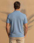 Polo Uomo in Cotone Pettinato – Morbidezza Premium Setosa - vista posteriore