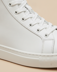 Sneakers Uomo Alte in Pelle – Design High-Top Casual Premium - dettaglio