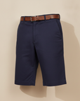 Bermuda Chino Uomo in Cotone – Eleganti e Versatili per l'Estate - Blu Navy