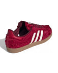 Adidas Samba Satin Power Red x Caroline Hu sneakers basse uomo e donna in rosso - dettaglio suola