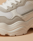 Sneakers Uomo Chunky Dad Bicolore – Streetwear Retro di Tendenza - dettaglio