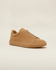 Sneakers Uomo in Pelle Scamosciata Beige – Casual Chic Naturale - Cammello