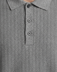 Polo Uomo in Maglia Spigata Testurizzata – Effetto Elegante - dettaglio