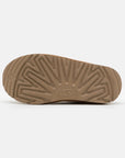 UGG Tasman II Chestnut ciabatte chiuse uomo e donna in pelle scamosciata e montone marrone chestnut, vista dall'alto