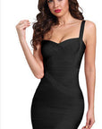 Abito mini donna bodycon a fascia – taglio stretch, silhouette scolpita