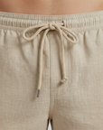 Costume Boxer Uomo Effetto Lino – Elegante e Naturale al Mare - dettaglio