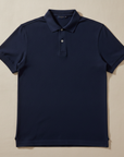 Polo Uomo in Piqué con Colletto Ampio – Stile Classico Premium - Blu Navy