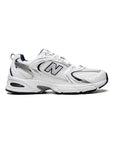 New Balance 530 Scarpe Uomo Bianche Argento e Blu Navy Running Casual