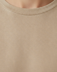 T-shirt Uomo in Misto Lino – Fresca e Traspirante Estiva - dettaglio