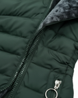 Giacca Piumino Donna Invernale Impermeabile Cappuccio Pelliccia Materiale