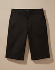Pantaloncini Chino Slim Uomo – Vestibilità Moderna Aderente - Nero