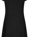 Vestito Emma Donna – Vestito Midi in Maglia Coste Girocollo Maniche Corte Elegante