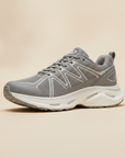 Sneakers Uomo Corsa Ammortizzate – Sostegno e Reattività Sport - Grigio e Lime