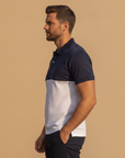 Polo Uomo Color Block Sportiva – Design Bicolore Dinamico - vista laterale