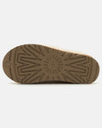 UGG Tasman Maxi Curly Natural ciabatte chiuse donna in pelle scamosciata e montone naturale, vista posteriore