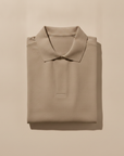 Polo Uomo in Lino Puro – Eleganza Naturale e Fresca - Tortora