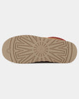 UGG Tazz Chestnut ciabatte platform donna in pelle scamosciata e montone marrone chestnut, dettaglio interno