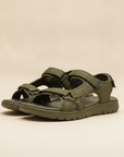 Sandali Sportivi Uomo con Fascette – Comfort e Grip Estivo - Verde Militare