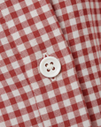 Completo Coordinato Uomo Camicia Quadretti Vichy e Pantaloncini - dettaglio