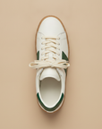 Sneakers Uomo Tennis Vintage Verde – Rétro Elegante Anni '70 - vista dall'alto