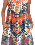 Vestito Estivo da Donna Léna – Vestito A-Line con Spalline, Scollo a V e Tasche, Lunghezza Media