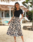 Vestito Midi Julianna Donna – Vestito Floreale A-Linea Vita Alta & Tasche Estate