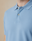 Polo Uomo in Cotone Pettinato – Morbidezza Premium Setosa - dettaglio