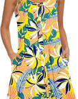 Gabbie Robe Été Donna – Spalline Sottili, Scollo a V e Tasche, Taglio Fluido Spiaggia