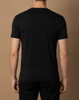 T-shirt Uomo Girocollo Slim Fit – Vestibilità Aderente Moderna - vista posteriore