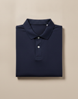 Polo Uomo in Jersey di Cotone Morbido – Comfort Casual Quotidiano - Blu Navy