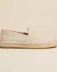 Espadrillas Uomo con Suola in Corda – Tinta Unita Naturale - vista laterale