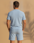 Completo Coordinato Uomo in Spugna e Pantaloncini - vista posteriore