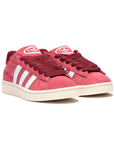 Adidas Campus 00s Pink Strata White sneakers basse uomo e donna in bianco rosa - vista frontale