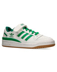 Adidas Forum Low Junior Bianche e Verdi Scarpe da Ginnastica Bambini
