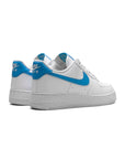 Nike Air Force 1 Low Bianco con Swoosh Azzurro Next Nature